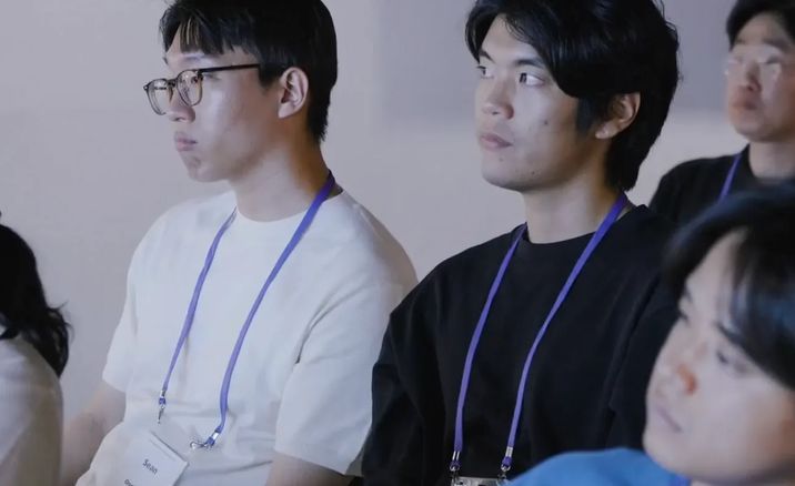 한국 Polygon 행사에서 강연을 듣는 참가자들