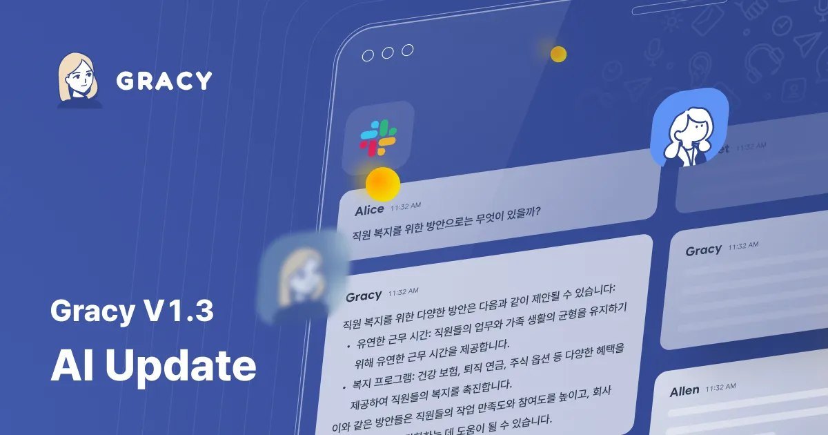Gracy AI · Slack app update · 2023 · Gracy · public media archive