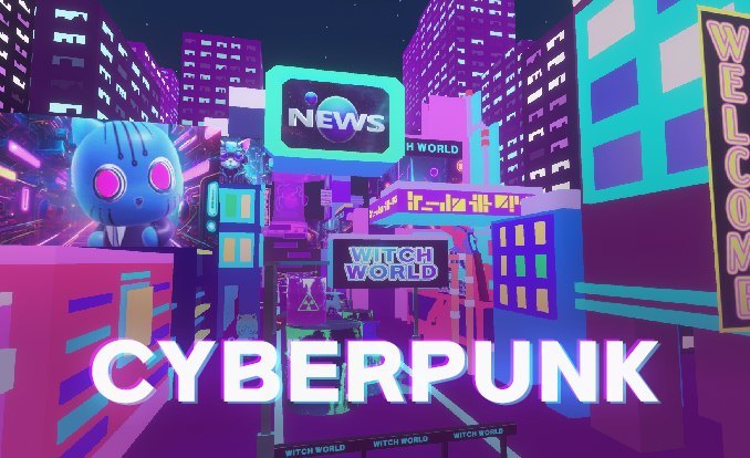 WITCHWORLD · Cyberpunk virtual space · WITCHWORLD · public media archive