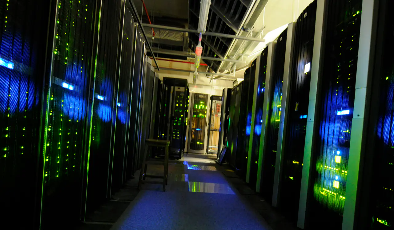The server room at The National Archives