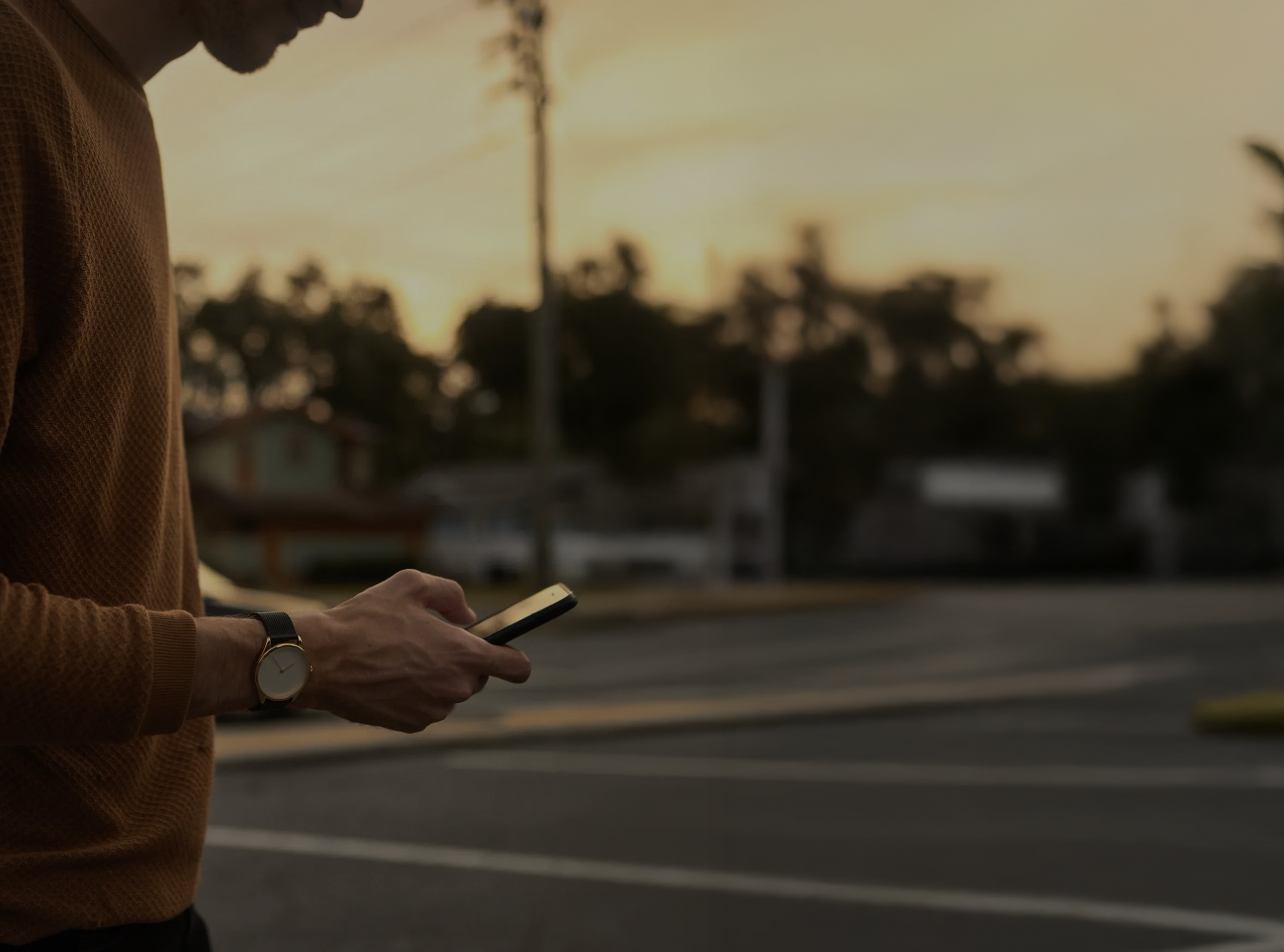 Man holding phone