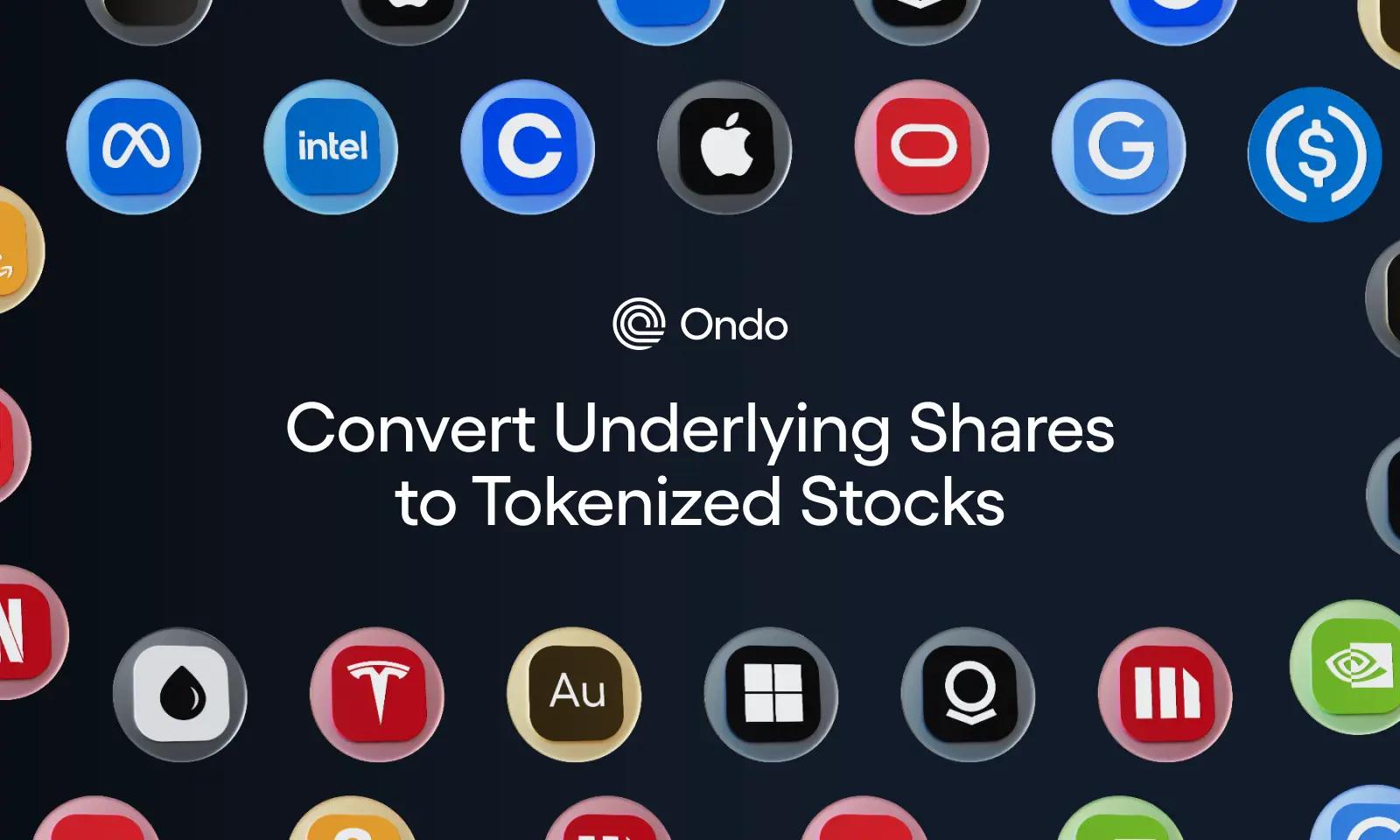 Ondo Opens New Path For Institutions To Bring Shares Onchain