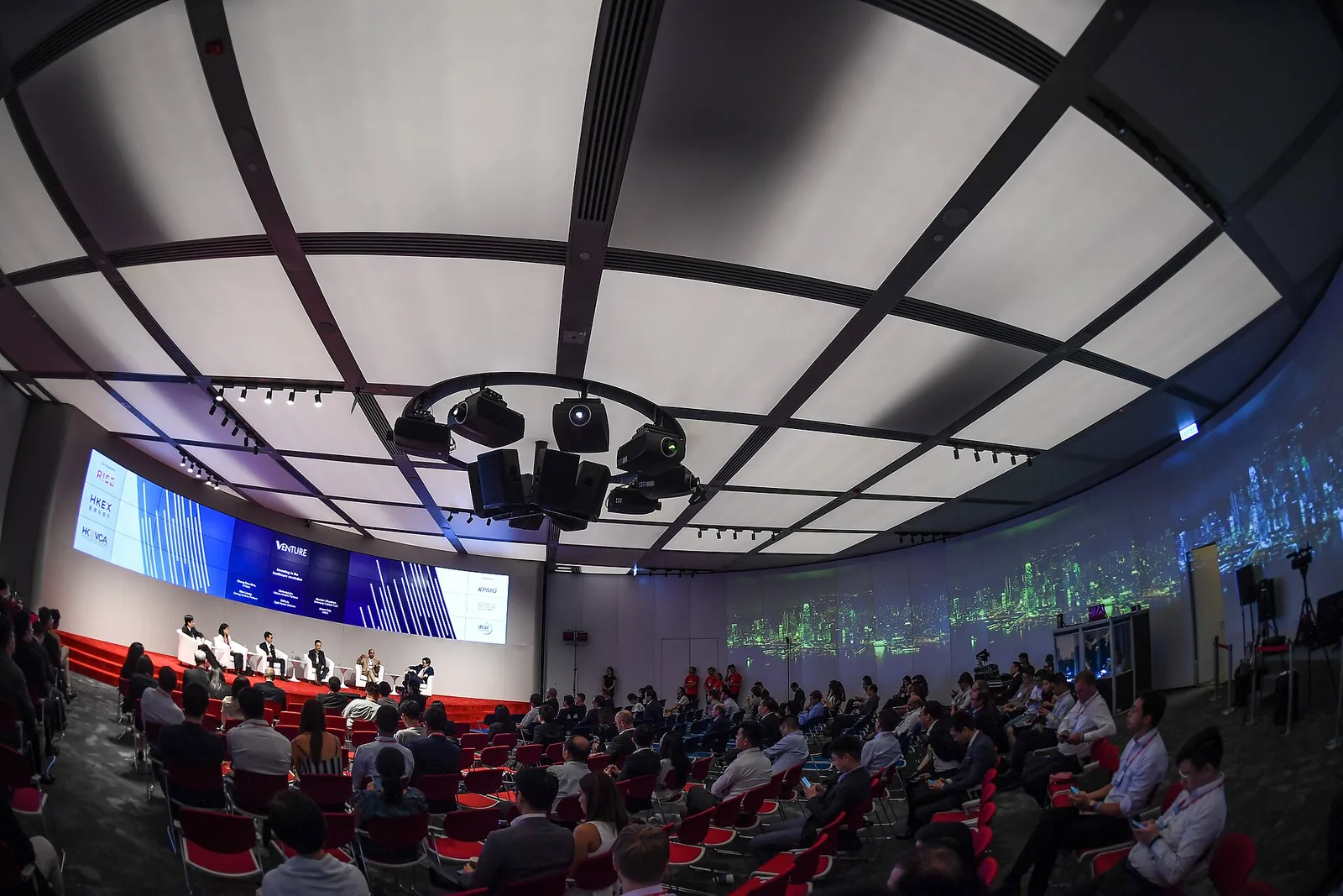 HKEX forum hall, Hong Kong, 2018