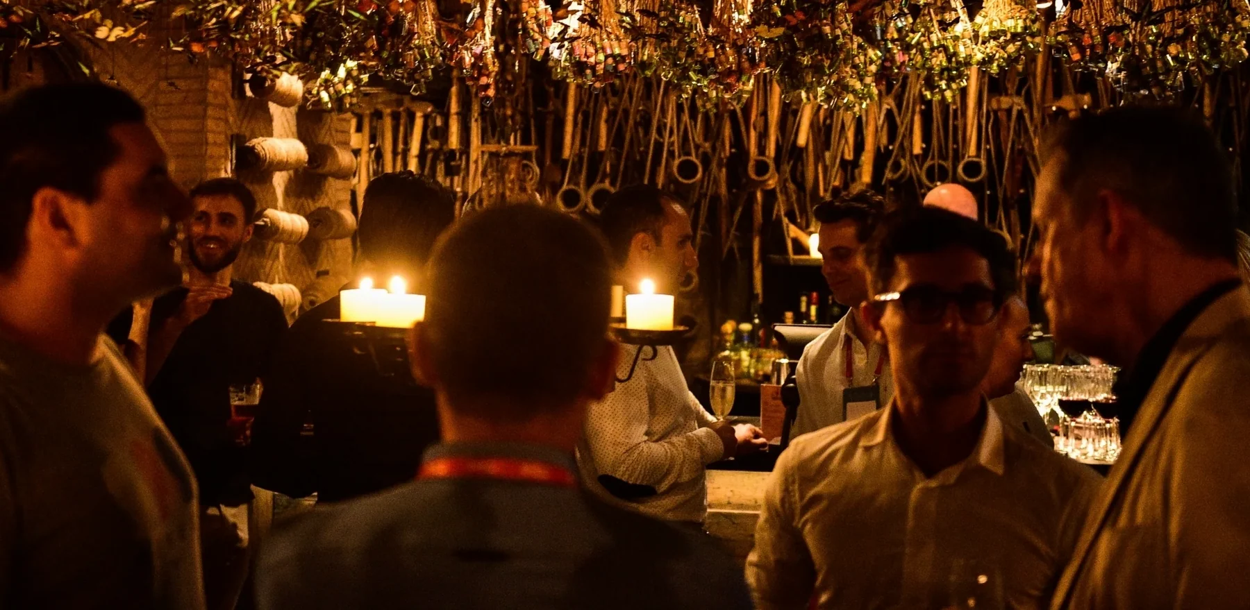Conversations by candlelight at RISE 2018 Investor Drinks, Hong Kong · editorial context