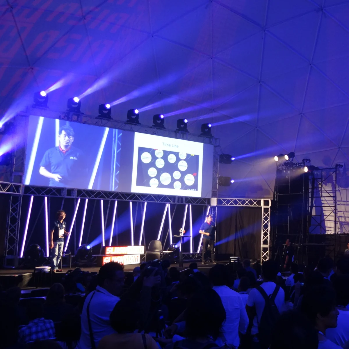 Slush Asia 2015 오다이바 돔 메인 스테이지, 도쿄&nbsp;· 참고 사진