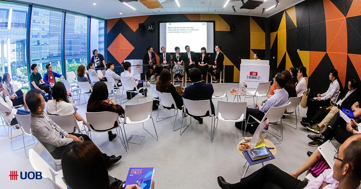 Regional market specialists at the UOB and Google Go Global Export Workshop in Singapore — editorial context
